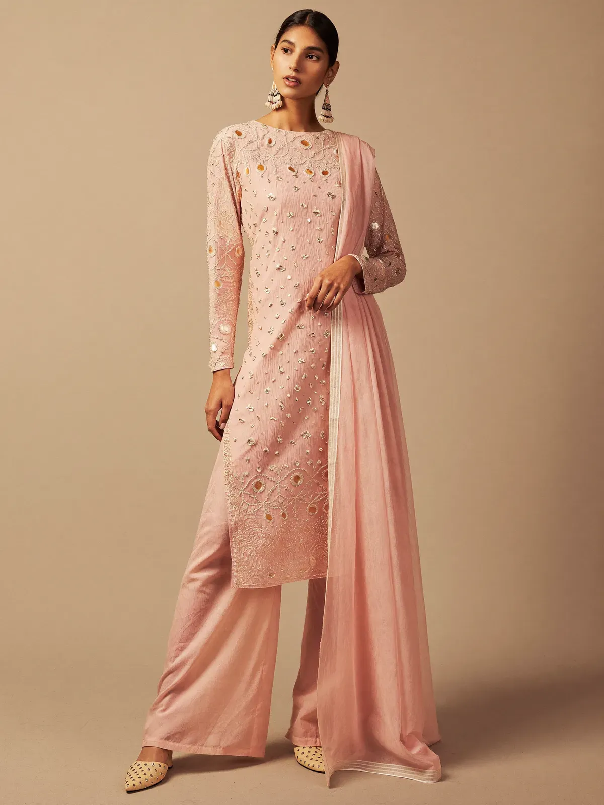 Embroidered Anarkali Suit